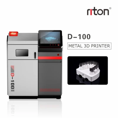 Stampante 3D modello D-100, dimensioni di stampa: diametro 100 mm, alta precisione, alta efficienza